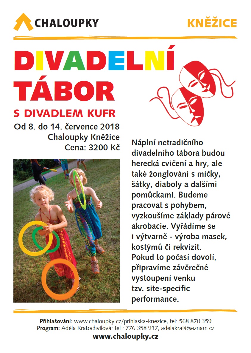 divadelni tabor s kufrem CHALOUPKY plakat